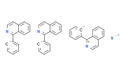 三[1-苯基异喹啉-C[2]，N]铱(III),99%，升华纯化