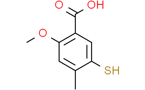 5-Mercapto-2-methoxy-4-methylbenzoic acid