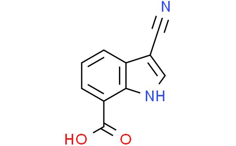 3-cyano-1H-indole-7-carboxylic acid