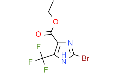 ethyl 2-bromo-5-(trifluoromethyl)-1H-imidazole-4-carboxylate