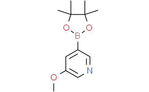 3-methoxy-5-(4,4,5,5-tetramethyl-1,3,2-dioxaborolan-2-yl)pyridine