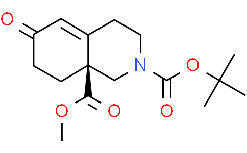2-tert-butyl 8a-methyl (8aS)-6-oxo-1,2,3,4,6,7,8,8a-octahydroisoquinoline-2,8a-dicarboxylate