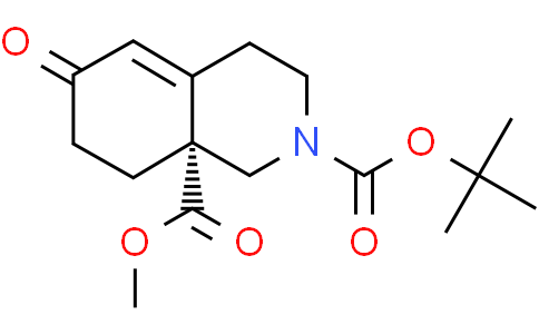 2-tert-butyl 8a-methyl (8aR)-6-oxo-1,2,3,4,6,7,8,8a-octahydroisoquinoline-2,8a-dicarboxylate