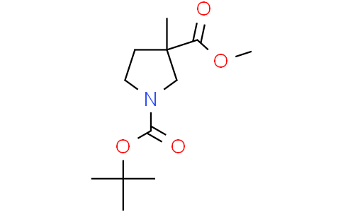 1-tert-butyl 3-methyl 3-methylpyrrolidine-1,3-dicarboxylate