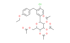 (2R，3R，4R，5S，6S)-2-(Acetoxymethyl)-6-(4-chloro-3-(4-ethoxybenzyl)phenyl)tetrahydro-2H-pyran-3，4，5-triyltriacetate,98%