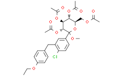 (3R,4S,5R,6R)-6-(乙酰氧基甲基)-2-(4-氯-3-(4-乙氧基苄基)苯基)-2-甲氧基四氢-2H-吡喃-3,4,5-三酯