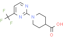 1-[4-(TRIFLUOROMETHYL)-2-PYRIMIDINYL]-4-PIPERIDINECARBOXYLIC ACID