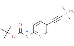 {5-[(三甲基硅烷基)乙炔基]-2-吡啶基}氨基甲酸叔丁酯