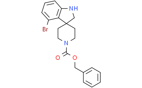 benzyl 4-bromo-1,2-dihydrospiro[indole-3,4'-piperidine]-1'-carboxylate