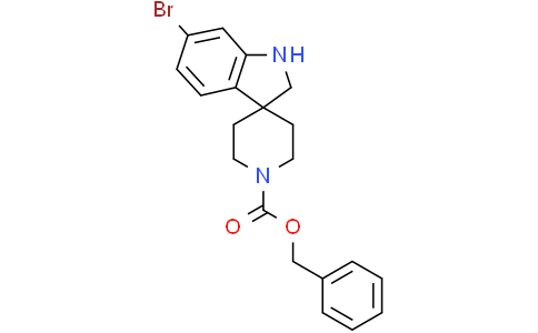 benzyl 6-bromo-1,2-dihydrospiro[indole-3,4'-piperidine]-1'-carboxylate