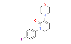1-(4-碘苯基)-3-吗啉基-5，6-二氢吡啶-2(1H)-酮,97%