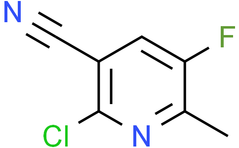 3-Pyridinecarbonitrile, 2-chloro-5-fluoro-6-methyl-