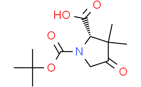 (2S)-1-[(tert-butoxy)carbonyl]-3,3-dimethyl-4-oxopyrrolidine-2-carboxylic acid
