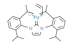 烯丙基[1，3-双(2，6-二异丙基苯基)咪唑-2-亚基]氯化钯(II),98%