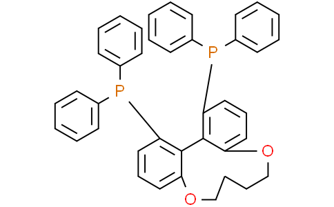 (14aS)-1,14-Bis(diphenylphosphino)-6,7,8,9-tetrahydrodibenzo[b,d][1,6]dioxecineCas:486429-94-1