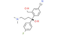 (S)-4-[4-(二甲胺基)-1-(4-氟苯基)-1-(羟基丁基)-3-(羟基甲基)苯腈
