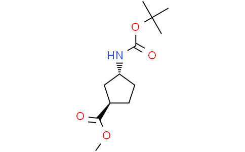 methyl (1R,3R)-3-{[(tert-butoxy)carbonyl]amino}cyclopentane-1-carboxylate