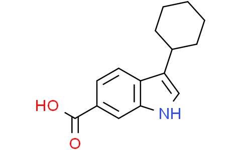 3-cyclohexyl-1H-indole-6-carboxylic acid