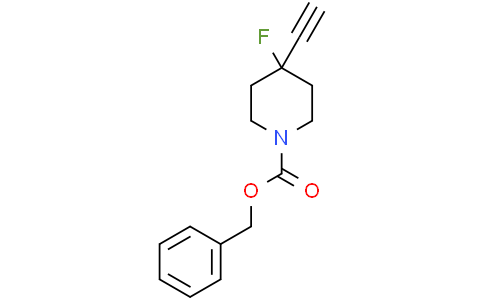 benzyl 4-ethynyl-4-fluoropiperidine-1-carboxylate