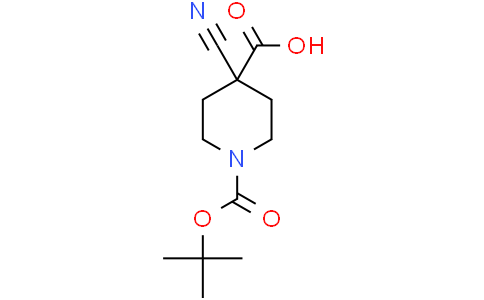 1-tert-butoxycarbonyl-4-cyano-piperidine-4-carboxylic acid