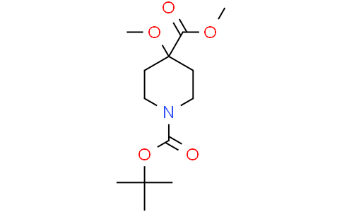 1-tert-butyl 4-methyl 4-methoxypiperidine-1,4-dicarboxylate
