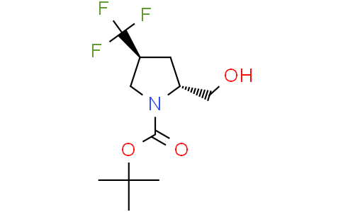 tert-butyl (2R,4S)-2-(hydroxymethyl)-4-(trifluoromethyl)pyrrolidine-1-carboxylate