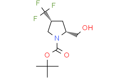 tert-butyl (2R,4R)-2-(hydroxymethyl)-4-(trifluoromethyl)pyrrolidine-1-carboxylate