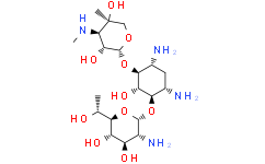 (2R，3S，4R，5R，6S)-5-氨基-6-(((1R，2S，3S，4R，6S)-4，6-二氨基-3-(((2R，3R，4R，5R) )-3，5-二羟基-5-甲基-4-(甲基氨基)四氢-2H-吡喃-2-基)氧基)-2-羟基环己基)氧基)-2-((R)-1-羟乙基)四氢-2H-吡喃-3，4-二醇