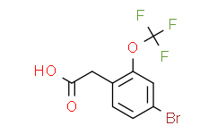 2-(4-溴-2-(三氟甲氧基)苯基)乙酸,99%