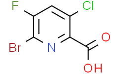 6-溴-3-氯-5-氟吡啶甲酸,≥95%