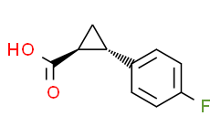 (1S，2S)-2-(4-Fluoro-phenyl)-cyclopropanecarboxylic acid,97%