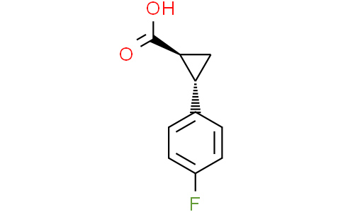 (1S,2S)-2-(4-Fluoro-phenyl)-cyclopropanecarboxylic acidCas:515179-19-8