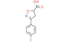 3-(4-氟苯基)-4，5-二氢-1，2-噁唑-5-羧酸