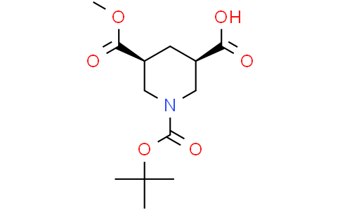 (3R,5S)-1-tert-butoxycarbonyl-5-methoxycarbonyl-piperidine-3-carboxylic acid