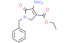 4-Amino-2,5-dihydro-5-oxo-1-(phenylmethyl)-1H-pyrrole-3-carboxylic acid, ethyl ester