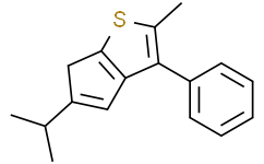 2-甲基-3-苯基-5-异丙基-6氢-环戊二烯并噻吩