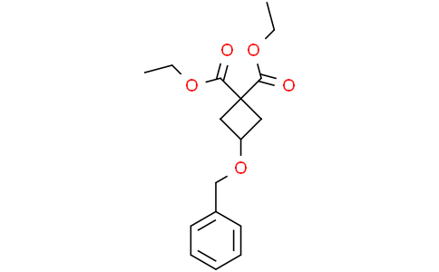 1,1-diethyl 3-(benzyloxy)cyclobutane-1,1-dicarboxylate