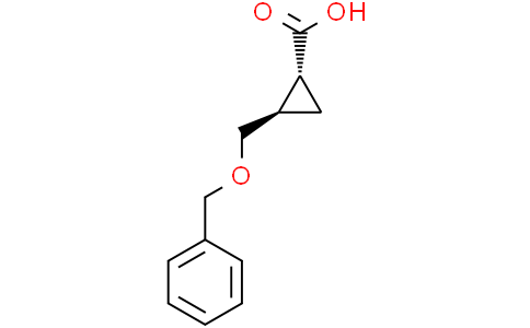 (1R,2R)-2-((Benzyloxy)methyl)cyclopropane-1-carboxylic acidCas:561055-27-4