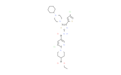 （3-氯-5-(［4-（4-氯噻吩-2-基）-5-（4-环己基哌嗪-1-基）噻唑-2-基］氨基甲酰)-2-吡啶基）哌啶-4-羧酸乙酯,≥95%