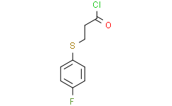 3-((4-Fluorophenyl)thio)propanoyl chloride