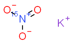 硝酸钾-<<15>>N,丰度：10atom%；化学纯度：≥98.5%