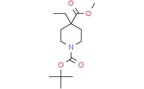 1-tert-butyl 4-methyl 4-ethylpiperidine-1,4-dicarboxylate