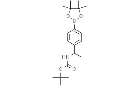 (R)-(1-(4-硼酸频哪醇酯基苯基)乙基)氨基甲酸叔丁酯