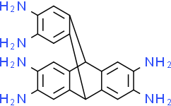 9，10-二氢-9，10-[1，2]苯并蒽-2，3，6，7，14，15-六胺