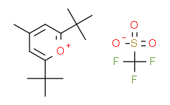 2，6-二叔丁基-4-甲基吡喃咩三氟甲烷磺酸盐,97%