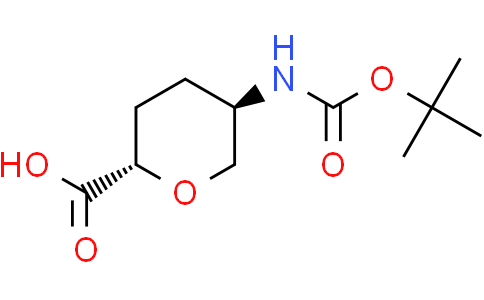 (2S,5R)-5-(tert-butoxycarbonylamino)tetrahydropyran-2-carboxylic acid