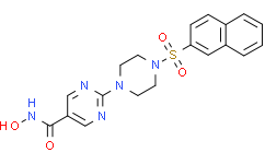 N-羟基-2-[4-(2-萘基磺酰基)-1-哌嗪基]-5-嘧啶甲酰胺