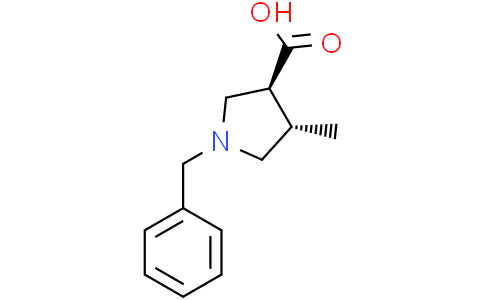 (3S,4S)-1-benzyl-4-methylpyrrolidine-3-carboxylic acid