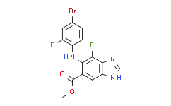 6-(4-溴-2-氟 - 苯基氨基)-4-氟-3H-苯并咪唑-5-羧酸甲酯,97%