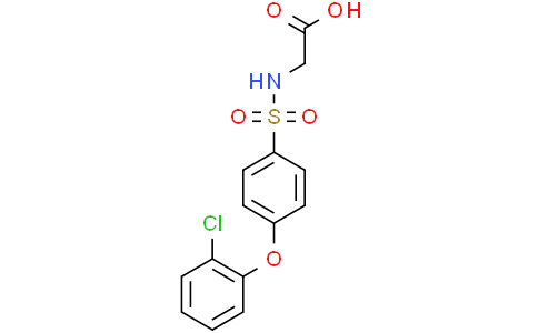 ((4-(2-Chlorophenoxy)Phenyl)Sulfonyl)GlycineCas:606945-28-2